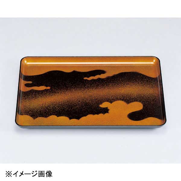 若泉漆器 長手盆 雲梨地 尺0寸 1-70-25