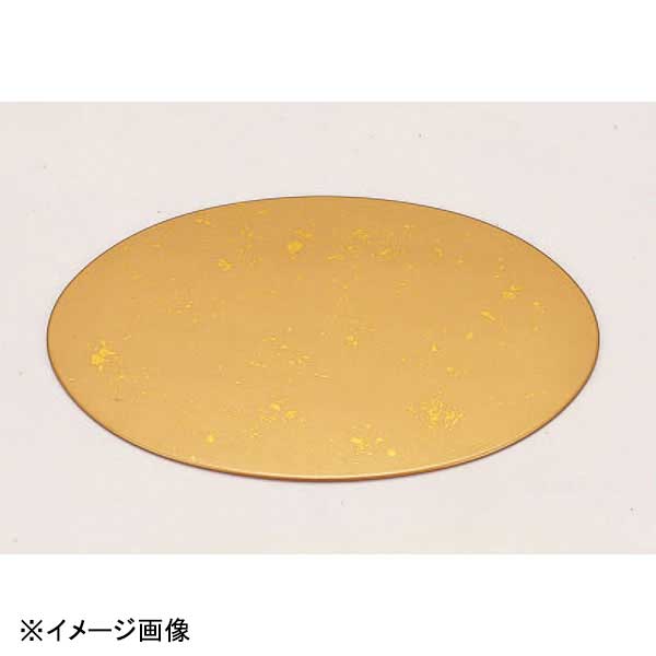 若泉漆器 尺5寸小判敷膳 色紙金箔/朱塗S・H塗 B-2-81