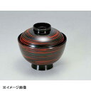 若泉漆器 越前椀 二色刷毛目 1-167-1(3)