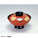 若泉漆器 4.5寸小槌吸椀 朱ツタ 1-184-13