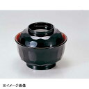 若泉漆器 真亀甲飯器 黒内朱 1-225-10