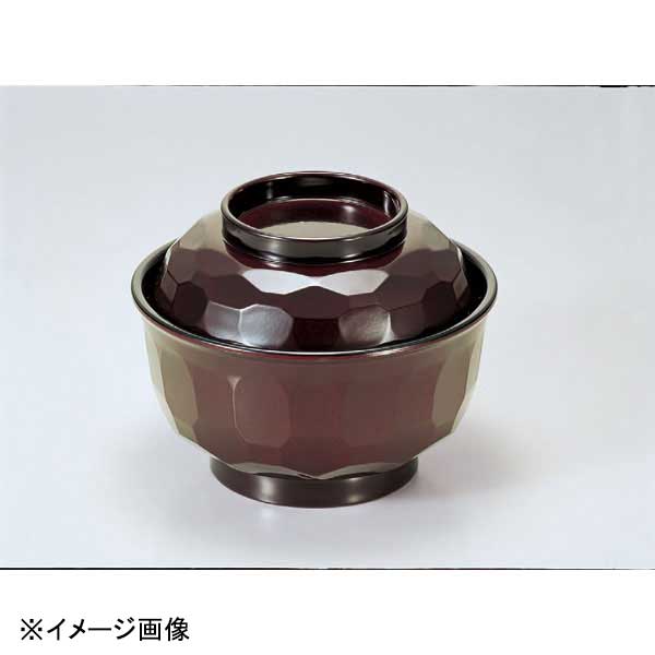 若泉漆器 真亀甲飯器 溜内黒塗 1-225-11