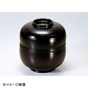 若泉漆器 4.2寸ひさご弁当 溜内黒塗(中子付) 1-229-14(3)