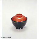 若泉漆器 越前椀 麻の葉朱S・H塗 W-1-40