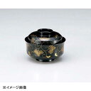 若泉漆器 4.5寸天竜寺椀 黒松唐草S・H塗 W-11-8