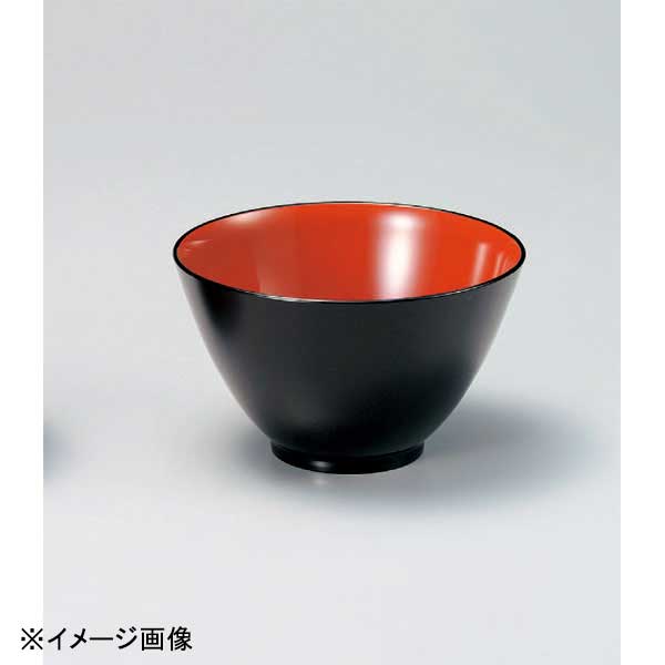 若泉漆器 4.6寸ラックボール 新溜内朱 W-13-87