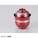 若泉漆器 姫小吸椀 ワイン銀かすみライン W-19-19