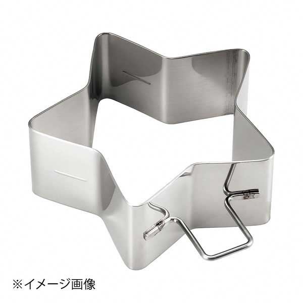 ホワイトサム 18-0パンケーキリング 深型 No.1697　星