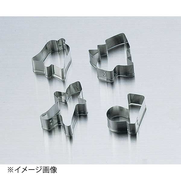 ホワイトサム ブリキクリスマス抜型 4pcs