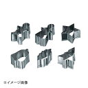ホワイトサム 18-8 クリスマスクッキーカッター 6pcs