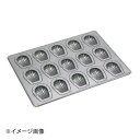 ホワイトサム シリコン加工 ミニマドレーヌ型 15ヶ付