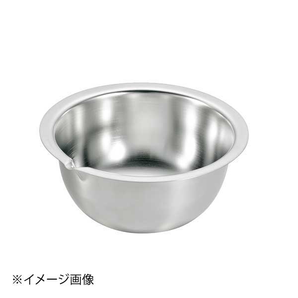 KO フラットエッジ 18-8深型ボール 口付（目盛付） 18cm