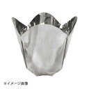 ENDO 遠藤孝商店 White Thumb ホワイトサム ケーキカップ チューリップ型(100枚入) φ60 銀(3)