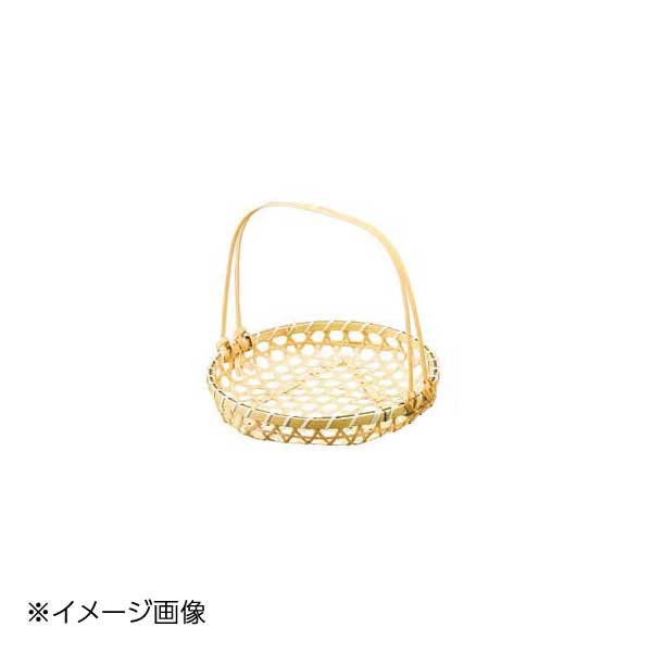 ヤマコー 用美 白ユリ手付篭(大) 14251