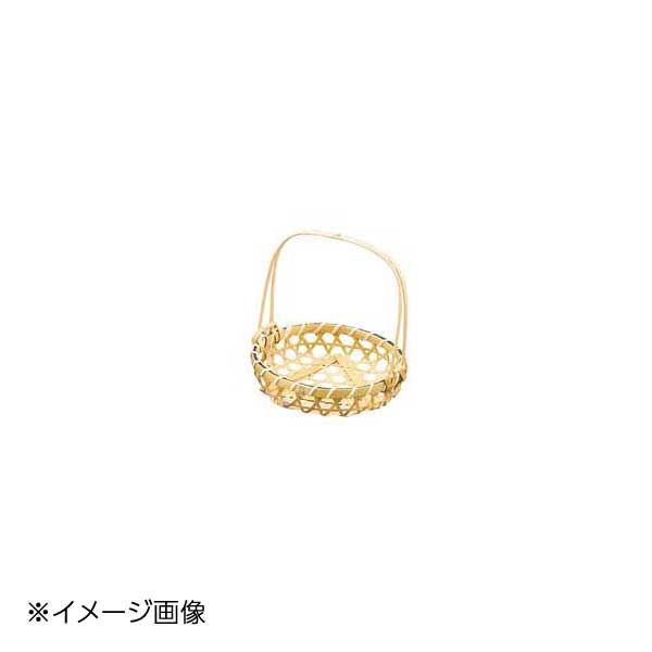 ヤマコー 用美 白ユリ手付篭(小) 14253