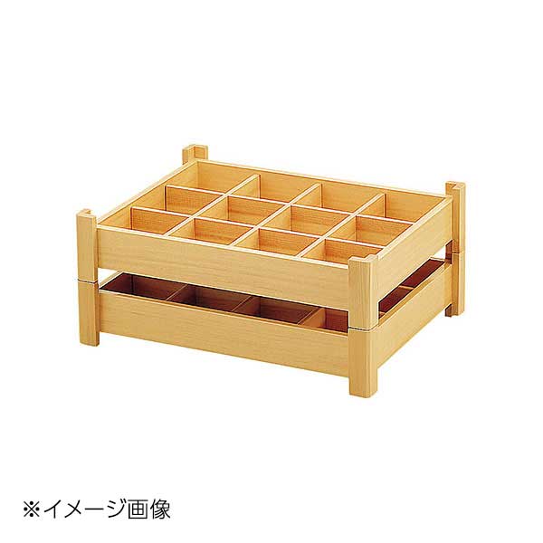 ヤマコー 用美 白木隅足十二仕切盛込 27164