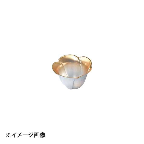 ヤマコー 用美 ワンウェイ・プラ小鉢 梅 金 (200個入) 27805