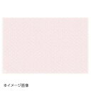 ヤマコー 用美 尺3奉書和紙懐石まっと 彩り小紋 桃色 (100枚入) 66774