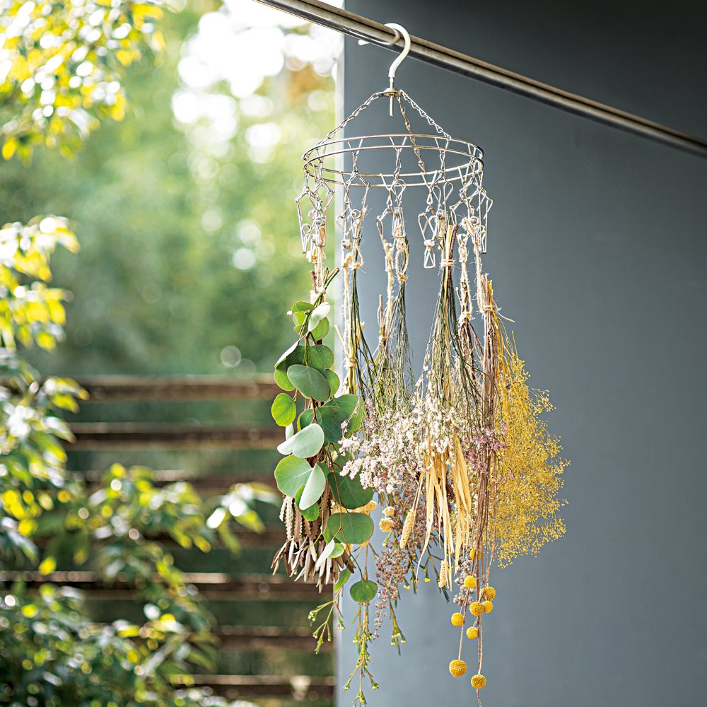 レビュー記入でクーポン配布 ガーデニンググッズ 風通しのいいハーブハンガー G70207