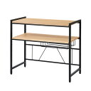 【最大7千円OFFクーポン 7/26 1:59まで】 キッチン用品収納 ブルックリン風レンジラック 2段 幅84.5cm 542310