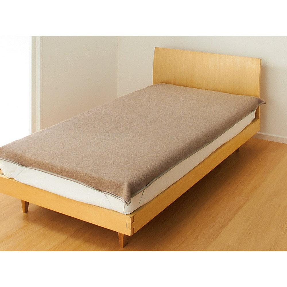 【最大8000円OFFクーポン 11月27日1：59迄】 洗える無染色ブラウンカシミヤ敷毛布 シングル 毛布 LX4204