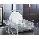 吸水マット 水切りかご ラック シンク周り用品 la base/ラバーゼ ステンレス水切りかごセット 縦置き大サイズ 513603