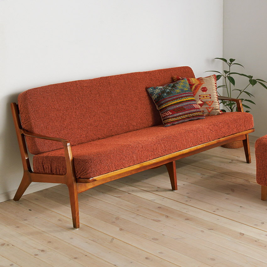 【最大8000円OFFクーポン 11月27日1：59迄】 ≪1-1.5人用≫ イタリア製フィットカバー〈ヴェルート〉座面背もたれクッションカバー1枚 人掛けソファーカバー ソファーカバー 615835