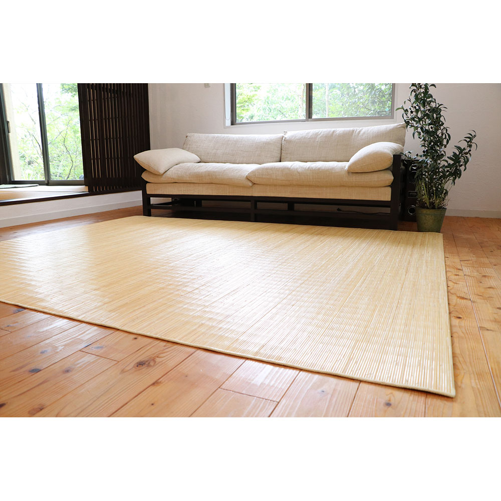≪約200×300cm≫ 39穴の籐ラグ カーペット ラグ マット 654544 ＼LINE友だち登録でクーポン/ [3]
