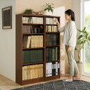 \最大5000円オフクーポン 9月15日限定/ 棚位置が全て選べるオープン本棚 幅59.5cm高さ150cm 新生活 おしゃれ スリム 省スペース 本棚 ブック...