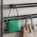 ハンガーフック 衣類収納 間仕切り ダブルラダーパーテーション専用 バッグフック2個組(バッグ収納) H76216