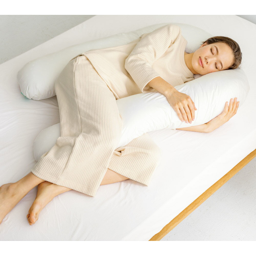 レビュー記入でクーポン配布 枕 抱き枕 ダウン fossflakes/フォスフレイクス fossflakes/フォスフレイクス コンフォートU枕 単品 E61706