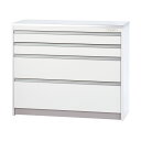 収納物を考えたステンレストップカウンター ハイタイプ(高さ97.5cm) 幅117.5cm キッチンカウンター キッチン収納 528316 【レビューキャンペー...