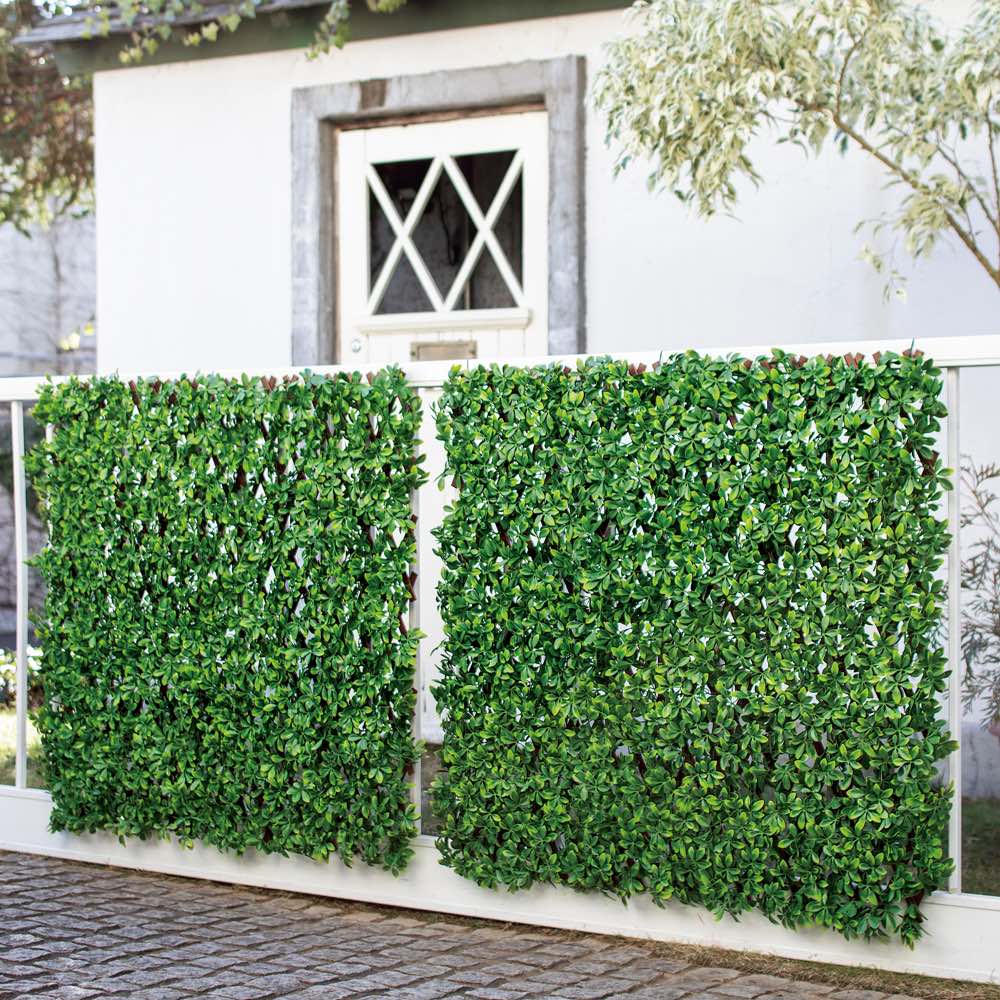 【最大5000円OFFクーポン 12／1迄】 縦にも横にも伸縮するグリーンフェンス 玄関 ガレージ周り G95003 ..