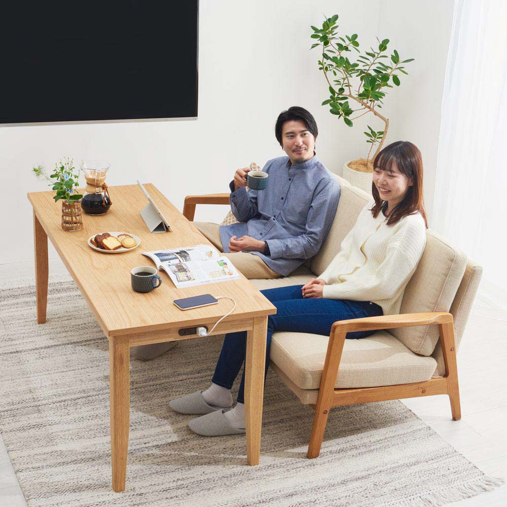 【最大5000円OFFクーポン 12／1迄】 布団を使わないソファ用こたつ 幅150cm奥行60cm高さ65cm パソコン ..