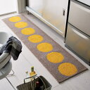 ≪約50cm×270cm≫抗菌防臭加工ドット柄 キッチンマット キッチンマット カーペット ラグ マット H73212 【レビューキャンペーン開催中】