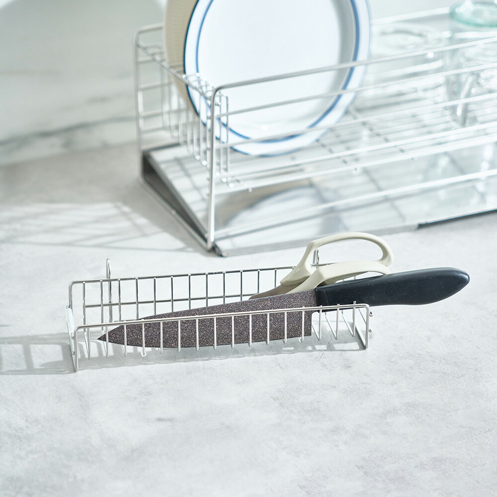 【最大8000円OFFクーポン 11月27日1：59迄】 包丁やハサミが入る水切りポケット 水切りかご ラック シ..