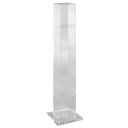 ≪DVDタワー ワイド・幅41.5cm≫クリアアクリルシリーズ DVDタワー コレクションケース ディスプレイラック 飾り棚 本棚 ラック シェルフ H71104 【レビューキャンペーン開催中】