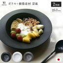 \レビュー記入で1000円OFFクーポン/ 深皿 カトラリー グラス ARAS スクープ 直径25.7cm 割れない深皿 同色2枚組 511310