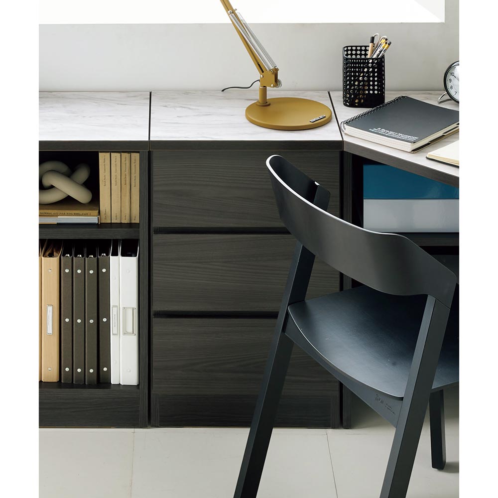 【最大8000円OFFクーポン 11月27日1：59迄】 Delft/デルフト コーナーデスクシリーズ チェスト 幅45cm ..