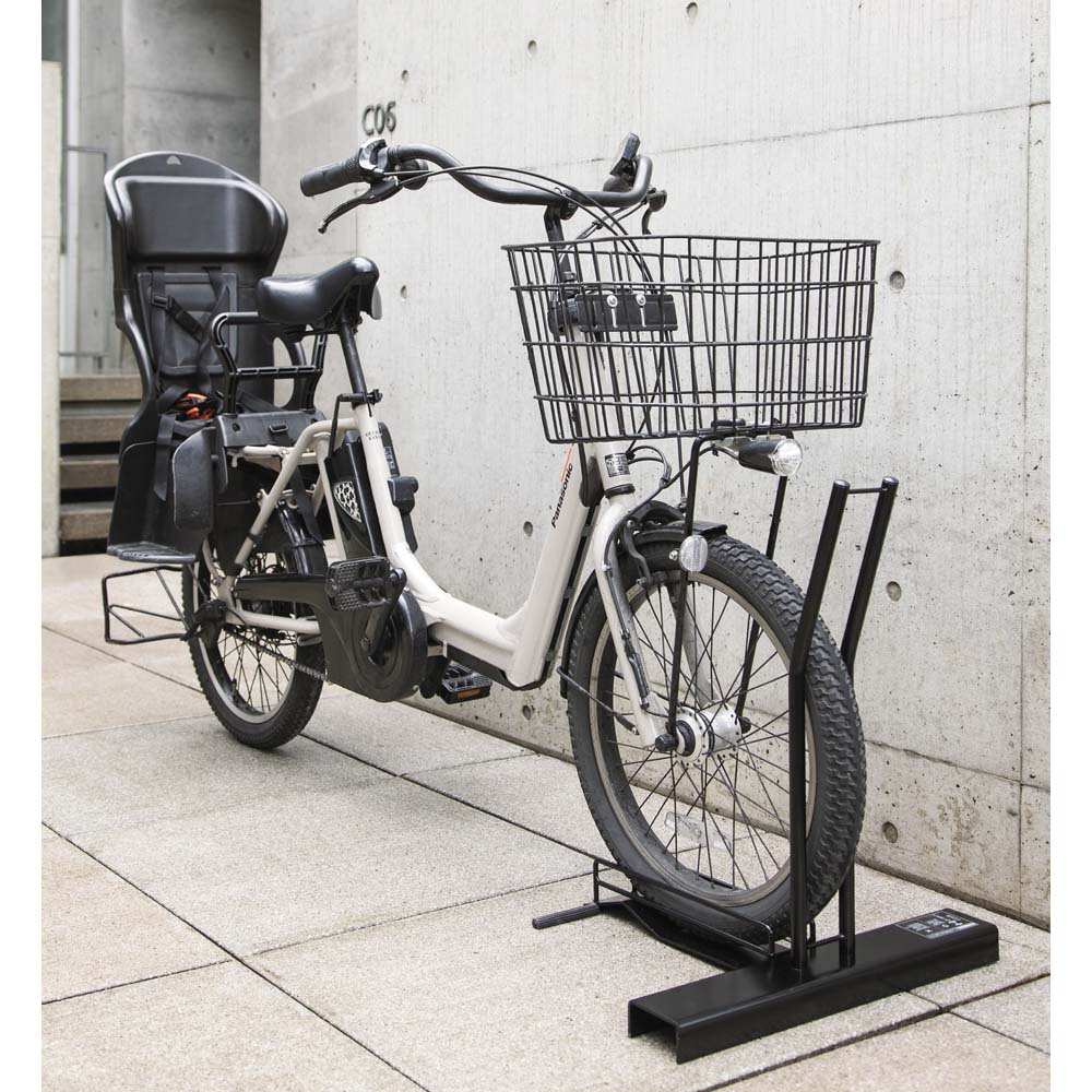 レビュー記入でクーポン配布 自転車　 アウトドア カー用品 スロープ付き電動自転車スタンド 1台用（電..