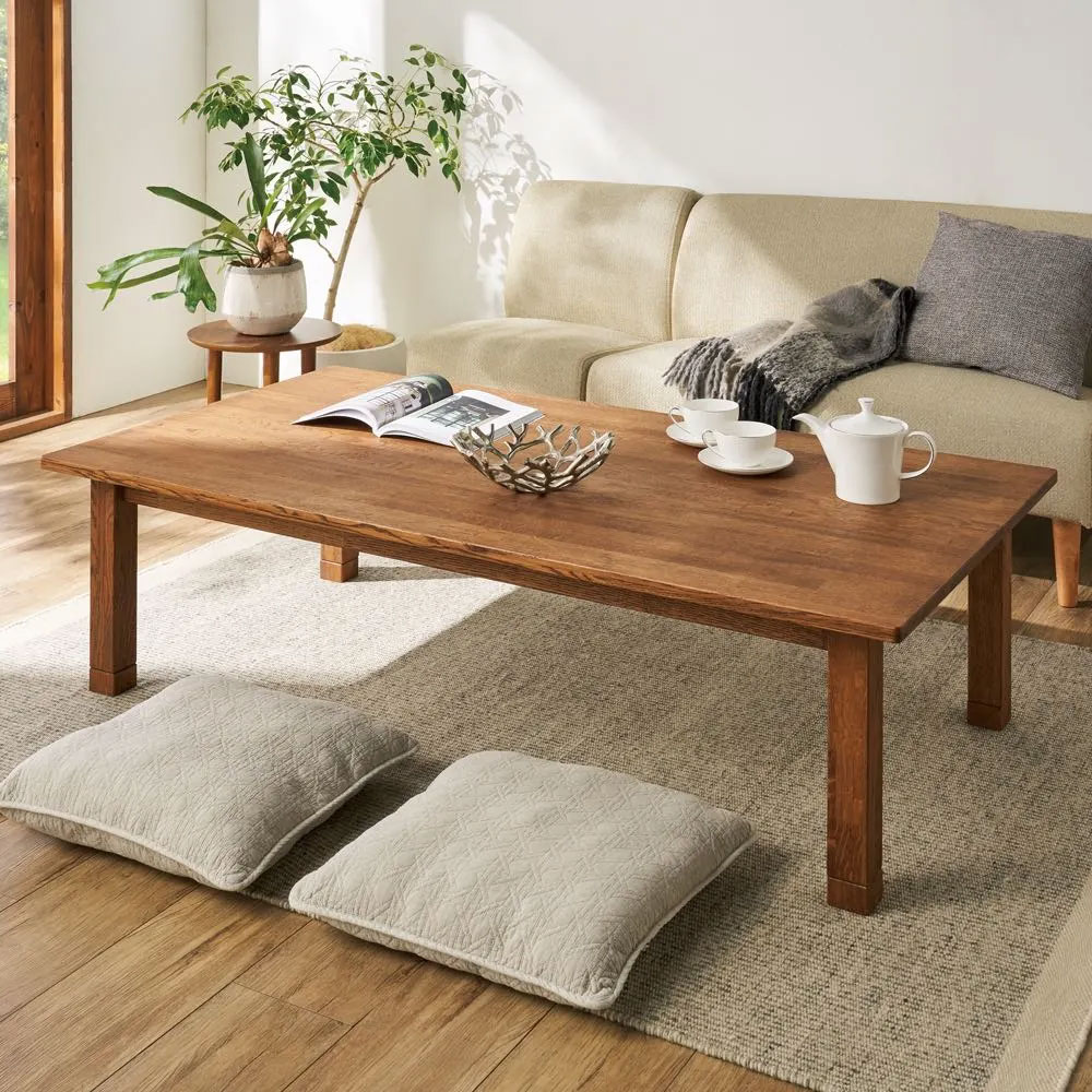 【最大5000円OFFクーポン 12／1迄】 ウイスキー蒸留所から再利用された樽材オーク天然木こたつ 150×80c..