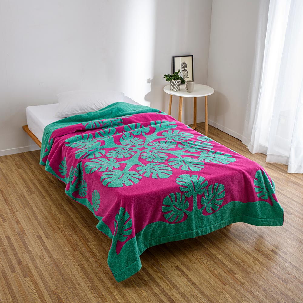 8/5限定【エントリーで最大100%ポイントバック！＆P5倍】タオルケット ガーゼケット 布団 毛布 キャシーマム　タオルケットS LZ4606のサムネイル