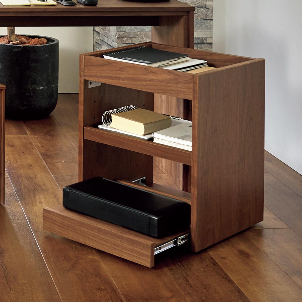 【最大5000円OFFクーポン 1／20迄】 Allineato/アリニート デスク収納シリーズ サイドワゴン サイド 脇机 机 H83955 ＼LINE友だち登録でクーポン／