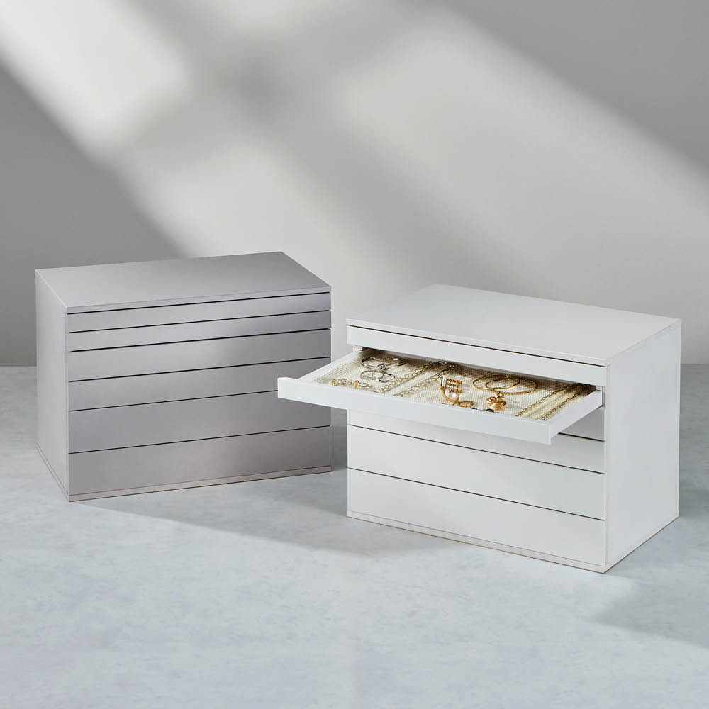 【最大8000円OFFクーポン 10月9日1:59迄】 引き出すときに中身がずれない スマートジュエリーボックス アクセサリー収納ケース ジュエリーボックス 小物収納 フリーボックス 581905