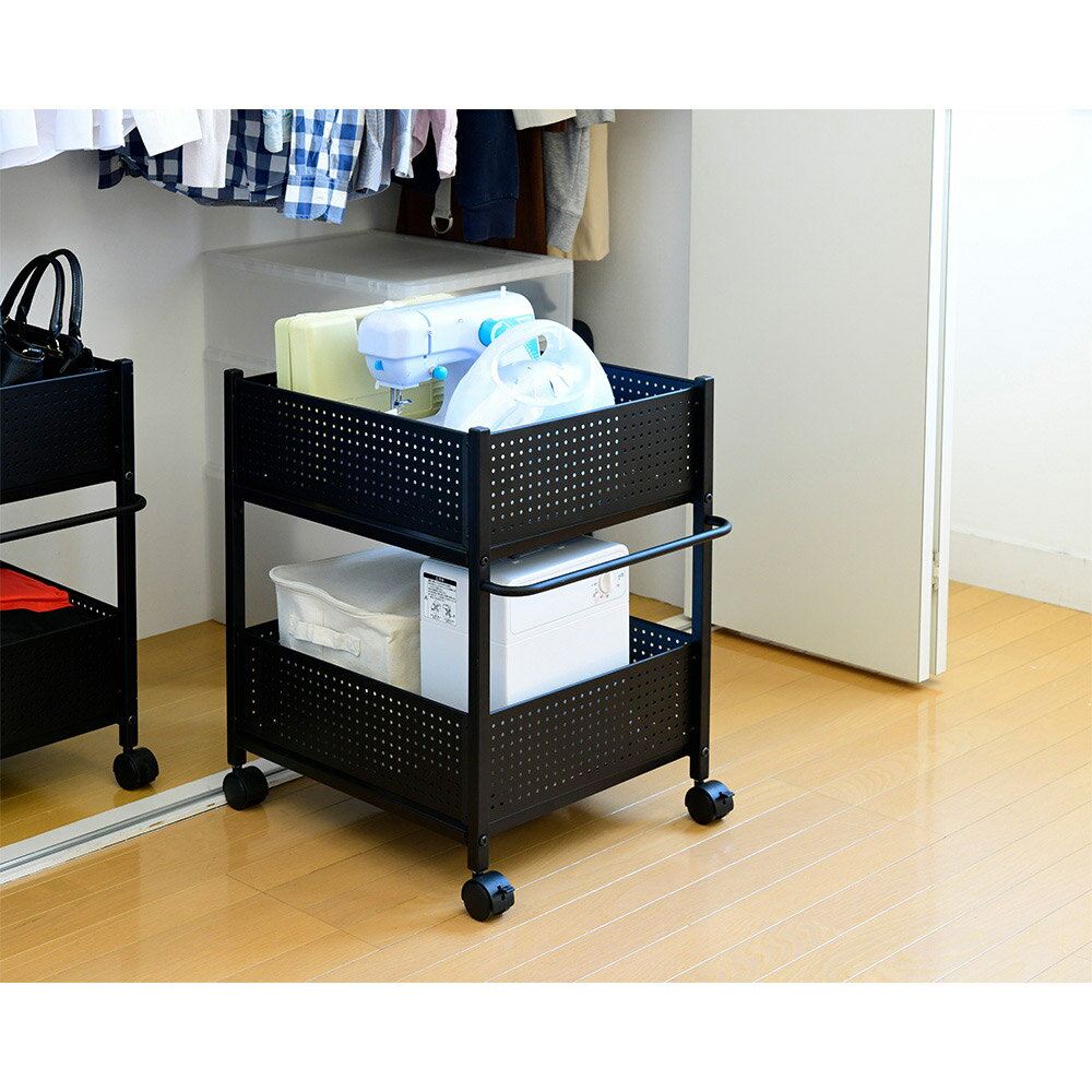 【最大8000円OFFクーポン 10月9日1：59迄】 ≪幅44cm≫クローゼット収納ワゴン 収納ボックス 小物収納 フリーボックス 959720