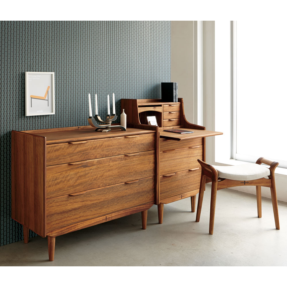 ＼LINE友だち登録で500円オフクーポン/ EDDA/エッダ リビングシリーズ ライティングビューロー(机) パソコン PC ワーク 袖机 机 H84010