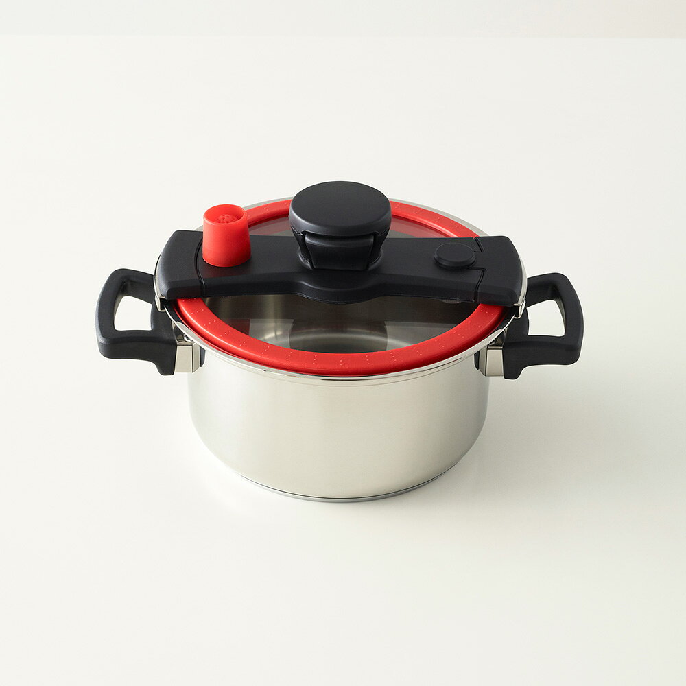 ＼LINE友だち登録で700円オフクーポン／ MEYER/マイヤー クイッカークッキング 3.0L オリジナルレシピ付き 両手鍋 加圧調理 時短調理 軽量 コンパクト 炊飯 煮込み料理 無水調理 キッチン用品 調理器具 ワンタッチ開閉 初心者向け 一人暮らし ファミリー 調理 食器 AR2900 dinos-tv-10011661 ディノスTVショッピング楽天市場店 サンプル画像3