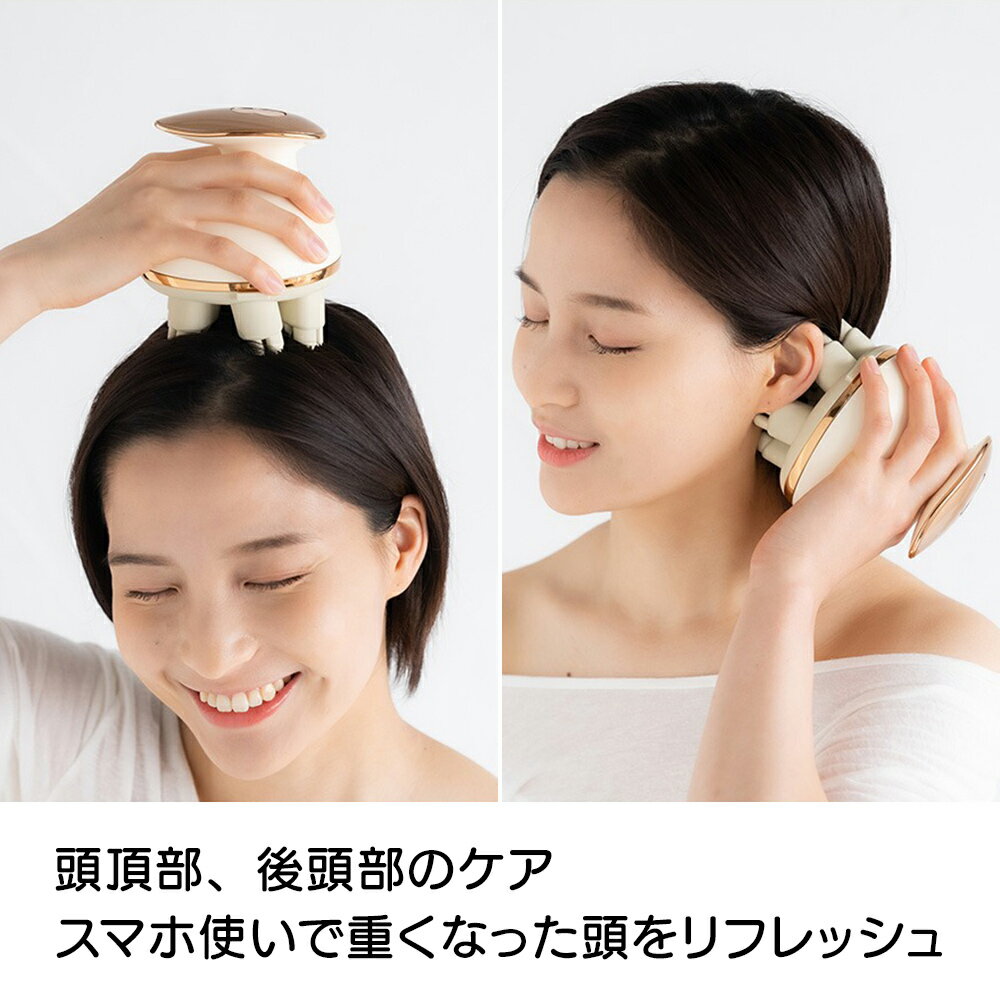 内側に向かってカーブさせることで、丸みのある頭皮に密着