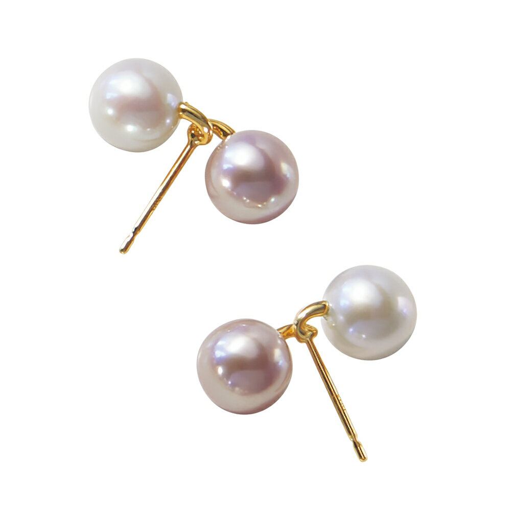 【クーポン10％OFF 6/25限定】 真珠 パール ジュエリー アクセサリー K18 8mm淡水ツ