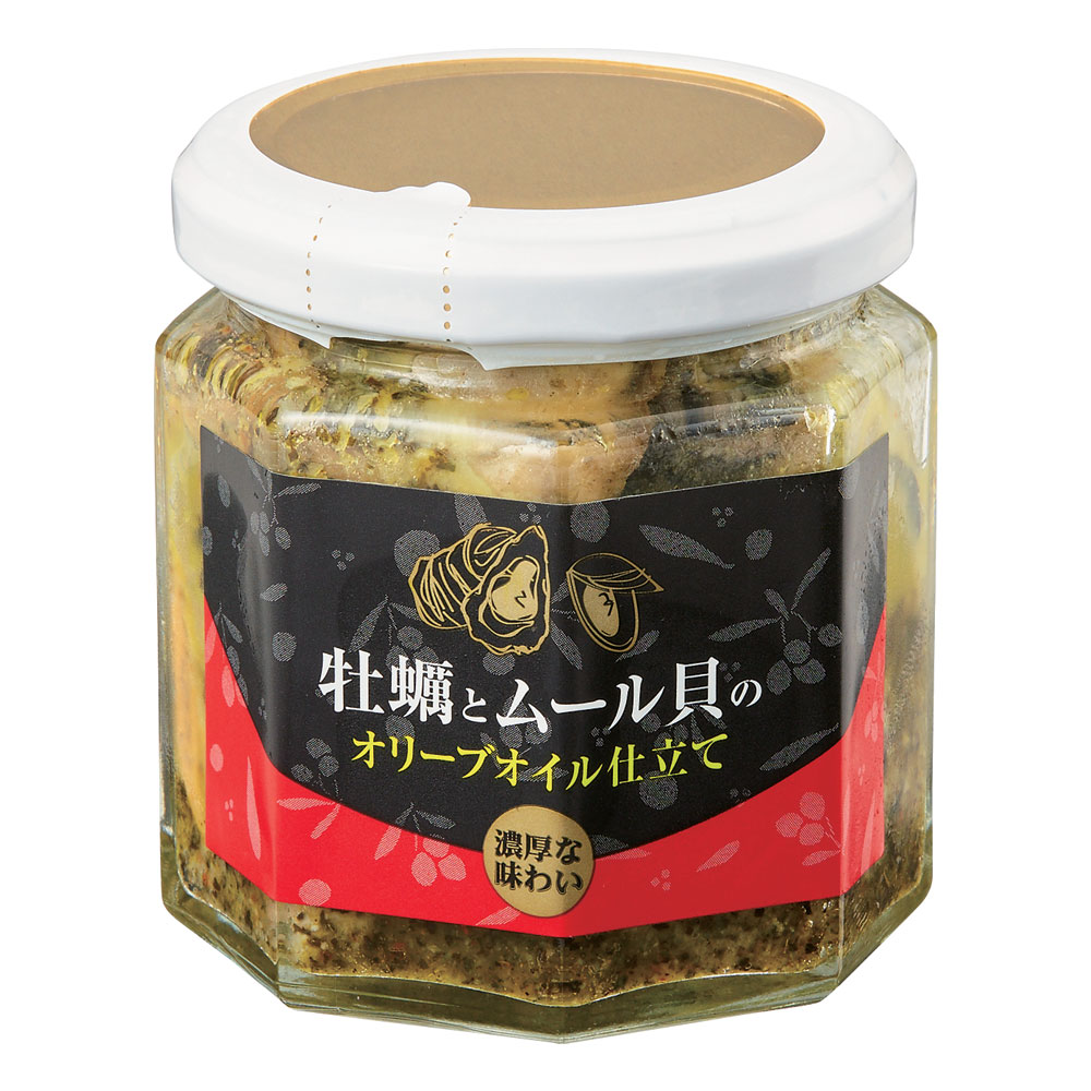 三陸産 かきとムール貝のオリーブオイル漬 （150g×4瓶） 魚 海産加工品 海産物 FJ0...